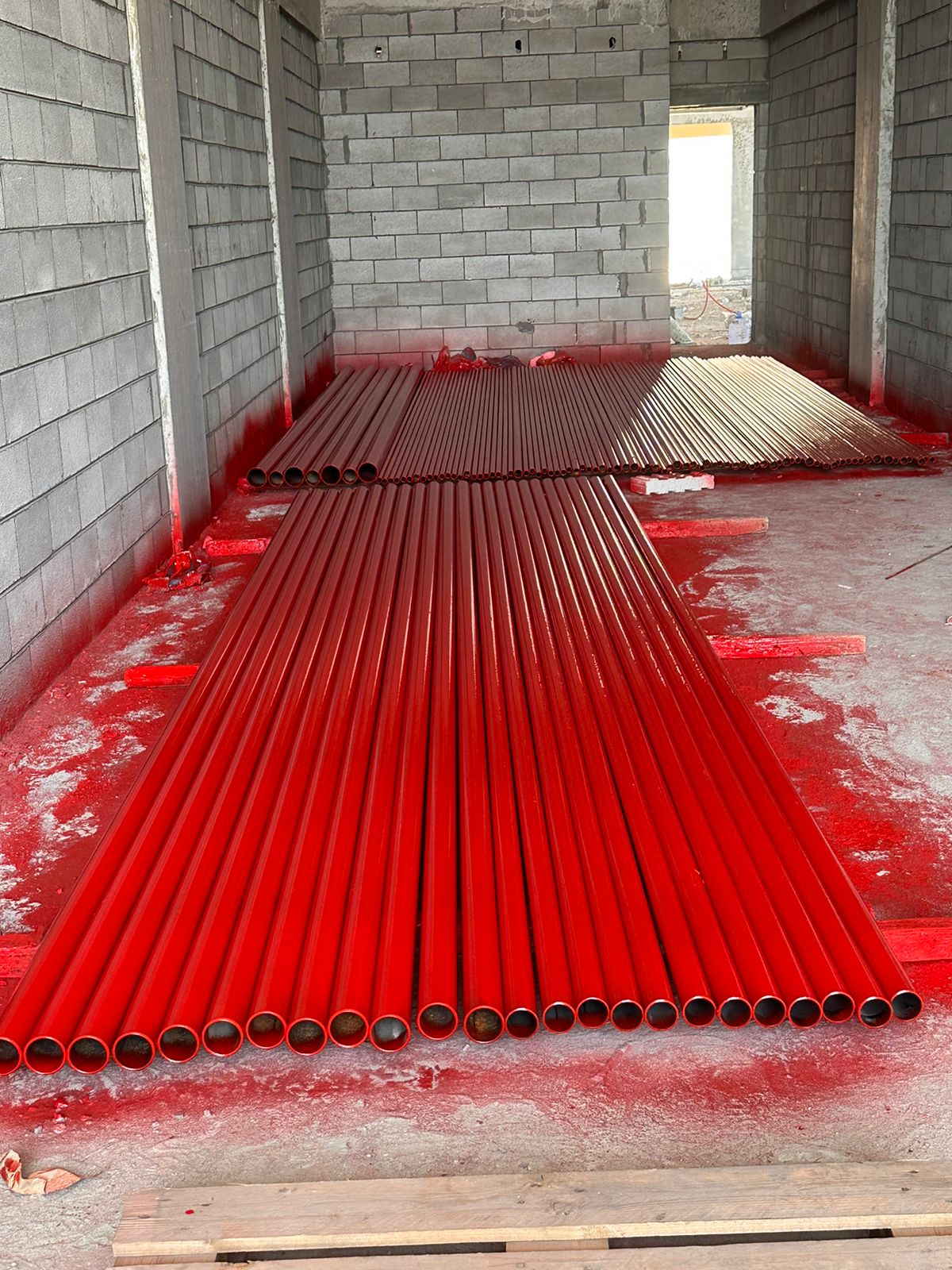 Fire-rated piping fabrication
